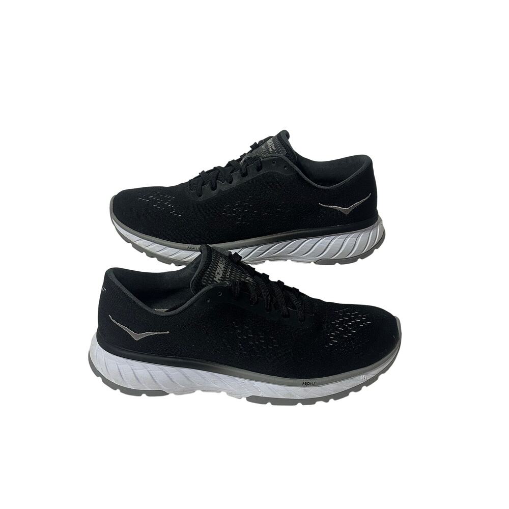 HOKA ONE ONE Cavu 2 Black White Women's Size 8.5 Lightweight Mesh Upper Running